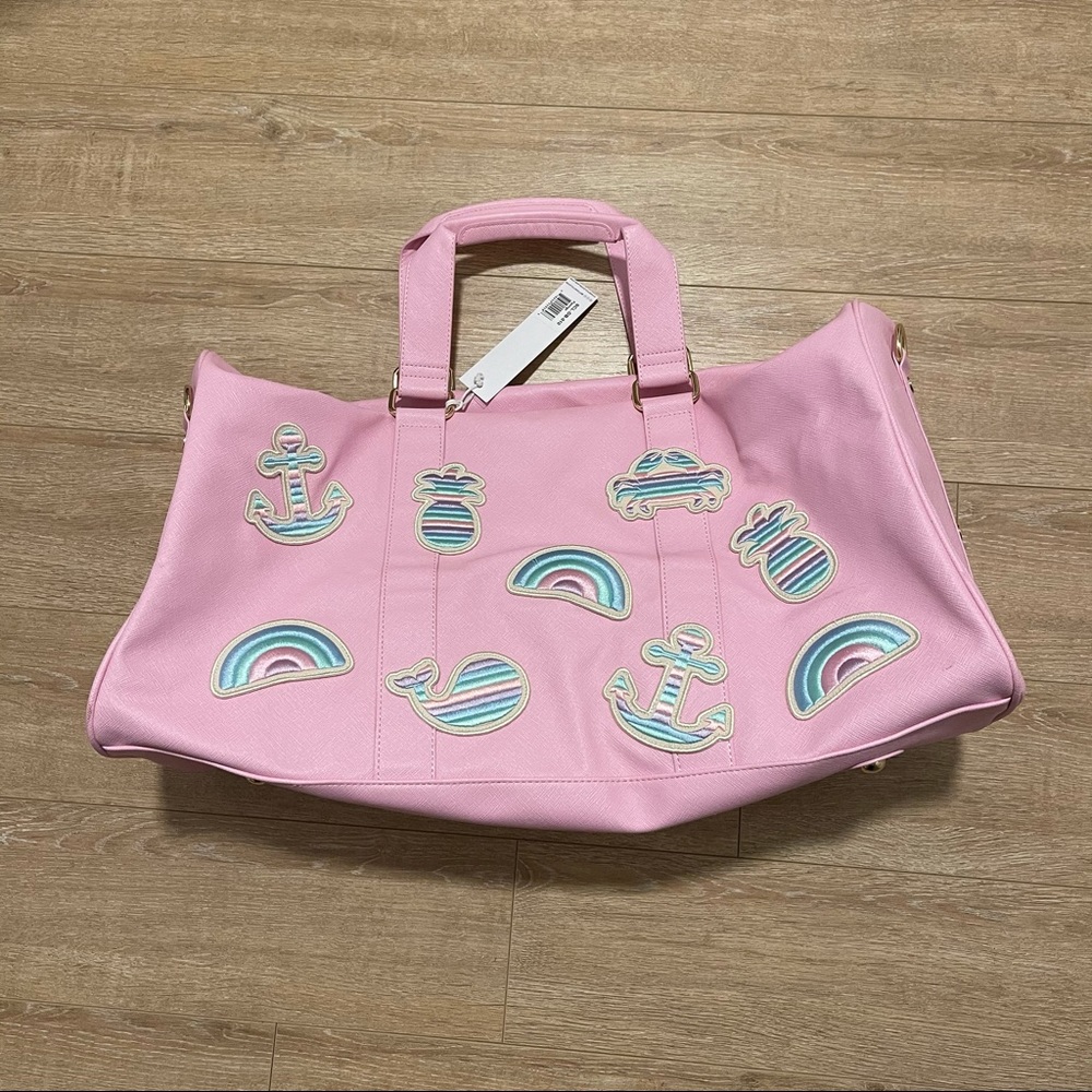 *NEW* Stoney Clover Lane pink duffel bag